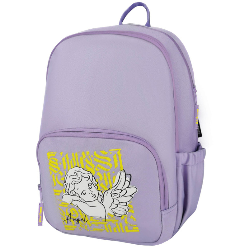 Рюкзак Berlingo Light "Angel lilac" 39,5*28*16см, 2 отделения, 3 кармана, уплотненная спинка, 336393