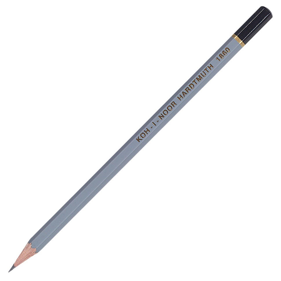 Карандаш ч/г Koh-I-Noor "1860" B, заточен., 12 штук, 132003