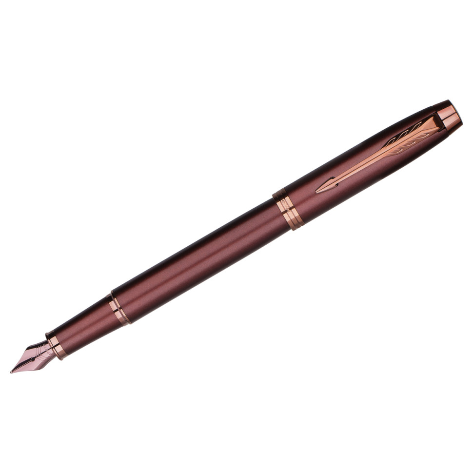 Ручка перьевая Parker "IM Professionals Monochrome Burgundy" синяя, 0,8мм, подарочная упаковка, 363665