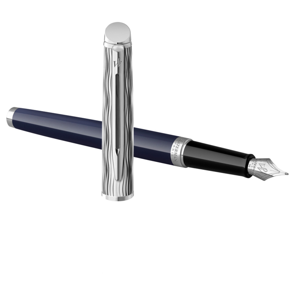 Ручка перьевая Waterman "H?misph?re SE Deluxe Blue CT" синяя, 0,8мм, подарочная упаковка, 352771