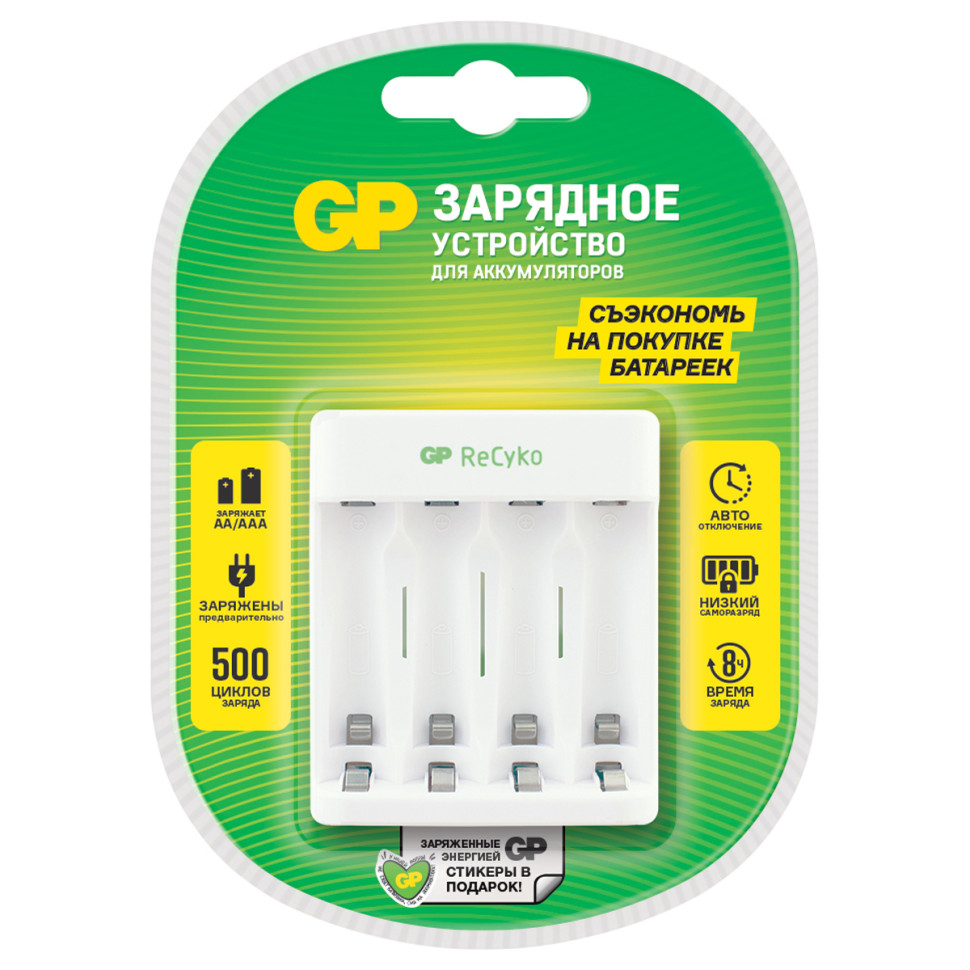 Зарядное устройство GP Е411 без аккумуляторов (USB), 371845