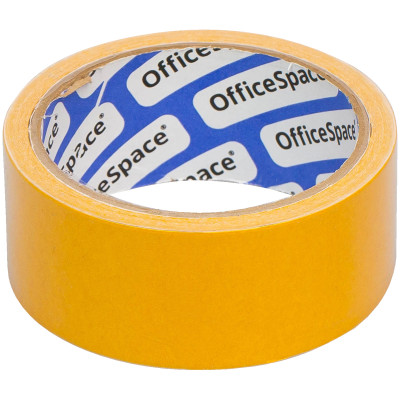 Клейкая лента двусторонняя OfficeSpace, 38мм*10м, полипропилен, 346737