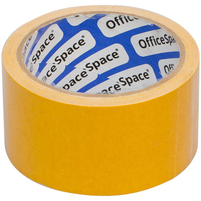 Клейкая лента двусторонняя OfficeSpace, 50мм*10м, полипропилен, 346738