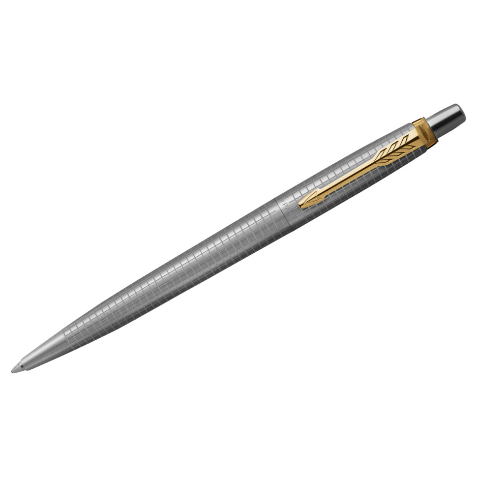 Ручка шариковая Parker "Jotter 70th Stainless Steel GT" синяя, 1,0мм, кнопочн., подарочная упаковка, 375190