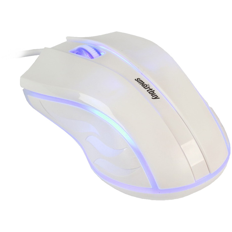 Мышь Smartbuy ONE 338, USB, с подсветкой, белый, 2btn+Roll, 265699 Мышь Smartbuy ONE 338, USB, с подсветкой, белый, 2btn+Roll, 265699