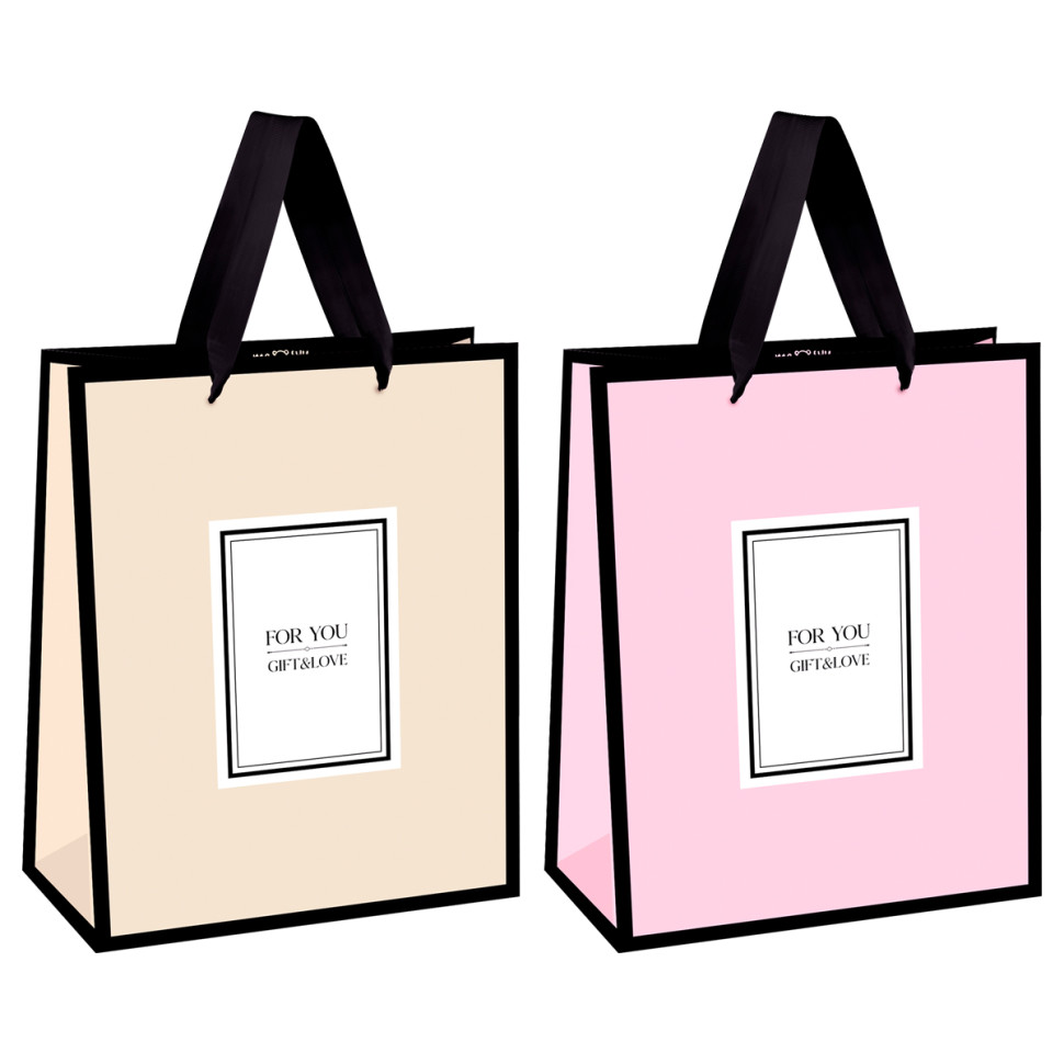 Пакет подарочный 18*23*10см MESHU "Boutique", матовая ламинация, 24 штук, 382285