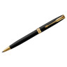 Ручка шариковая Parker "Sonnet Matte Black GT" черная, 1,0мм, поворот., подарочная упаковка, 240065