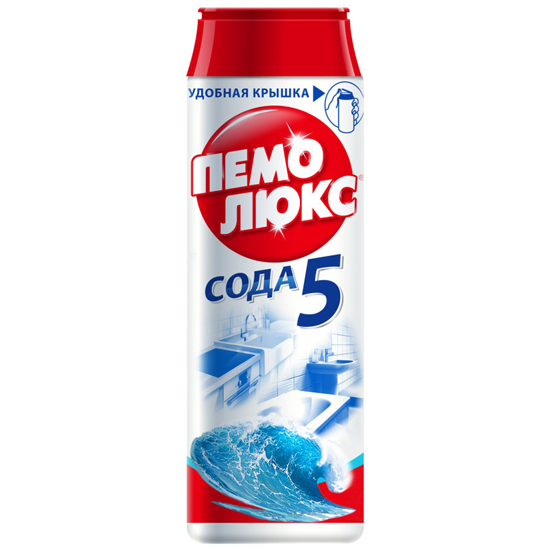 Средство чистящее Пемолюкс "Морской бриз", порошок, 480г, 144203