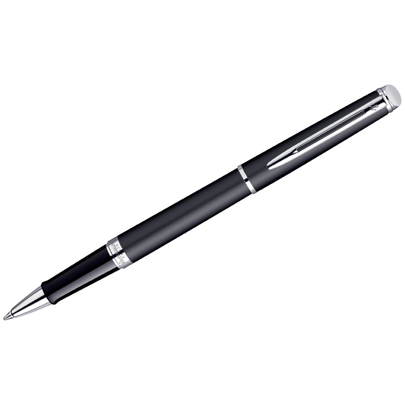 Ручка-роллер Waterman "Hemisphere Matt Black PТ" черная, 0,8мм, подарочная упаковка, 184192