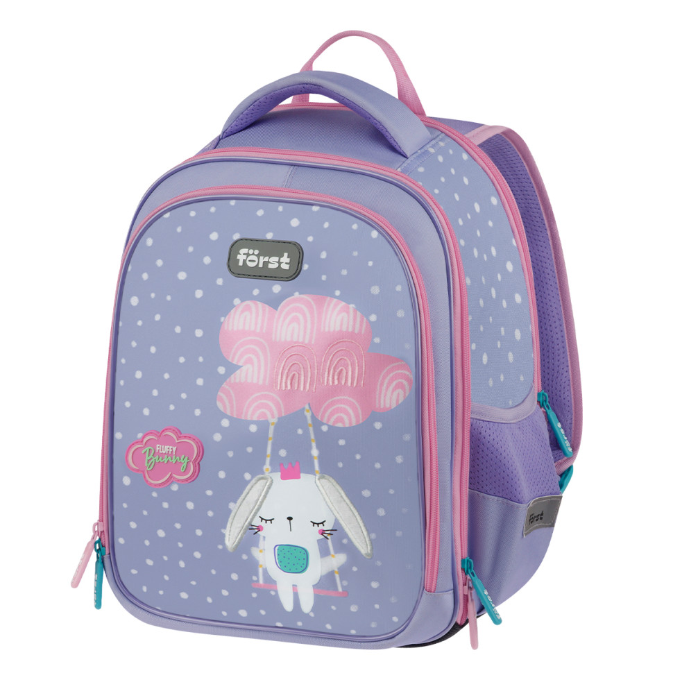 Рюкзак F?rst F-Cloud "Fluffy Bunny" 37*28,5*16,5см, 3 отделения, 3 кармана, анатомическая спинка, 379230