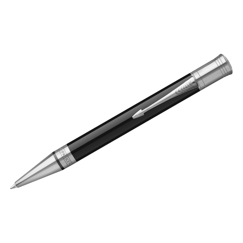 Ручка шариковая Parker "Duofold Black CT" черная, 1,0мм, подарочная упаковка, 254089