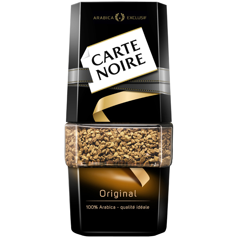 Кофе растворимый Carte Noire "Original", сублимированный, стеклянная банка, 95г, 193291