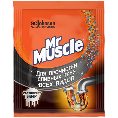 Средство для прочиcтки труб Mr. Muscle, гранулы, 70г, 315760