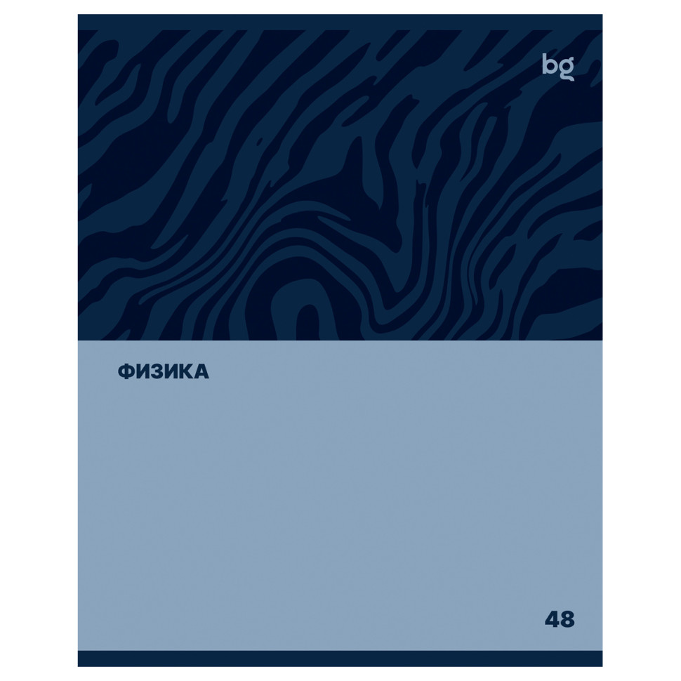 Тетрадь предметная 48л. BG "Single colour" - Физика, эконом, 10 штук, 374802