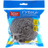 Губка для посуды OfficeClean, большая, металлическая, спиральная, 1шт., 8*7см (50г), 265290