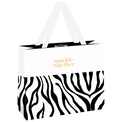 Пакет подарочный 32*26*12см MESHU "Animal print", отд. фольгой, матовая ламинация, 339836