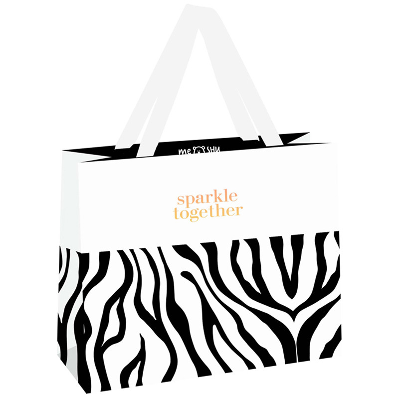 Пакет подарочный 32*26*12см MESHU "Animal print", отд. фольгой, матовая ламинация, 339836