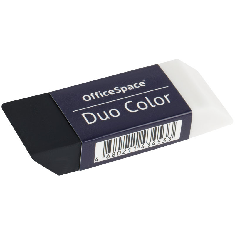 Ластик OfficeSpace "Duo Color", прямоугольный, ECO-ПВХ, 59*21*10мм, 30 штук, 339151