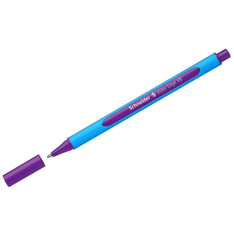 Ручка шариковая Schneider "Slider Edge XB" фиолетовая, 1,4мм, трехгранная, 260685