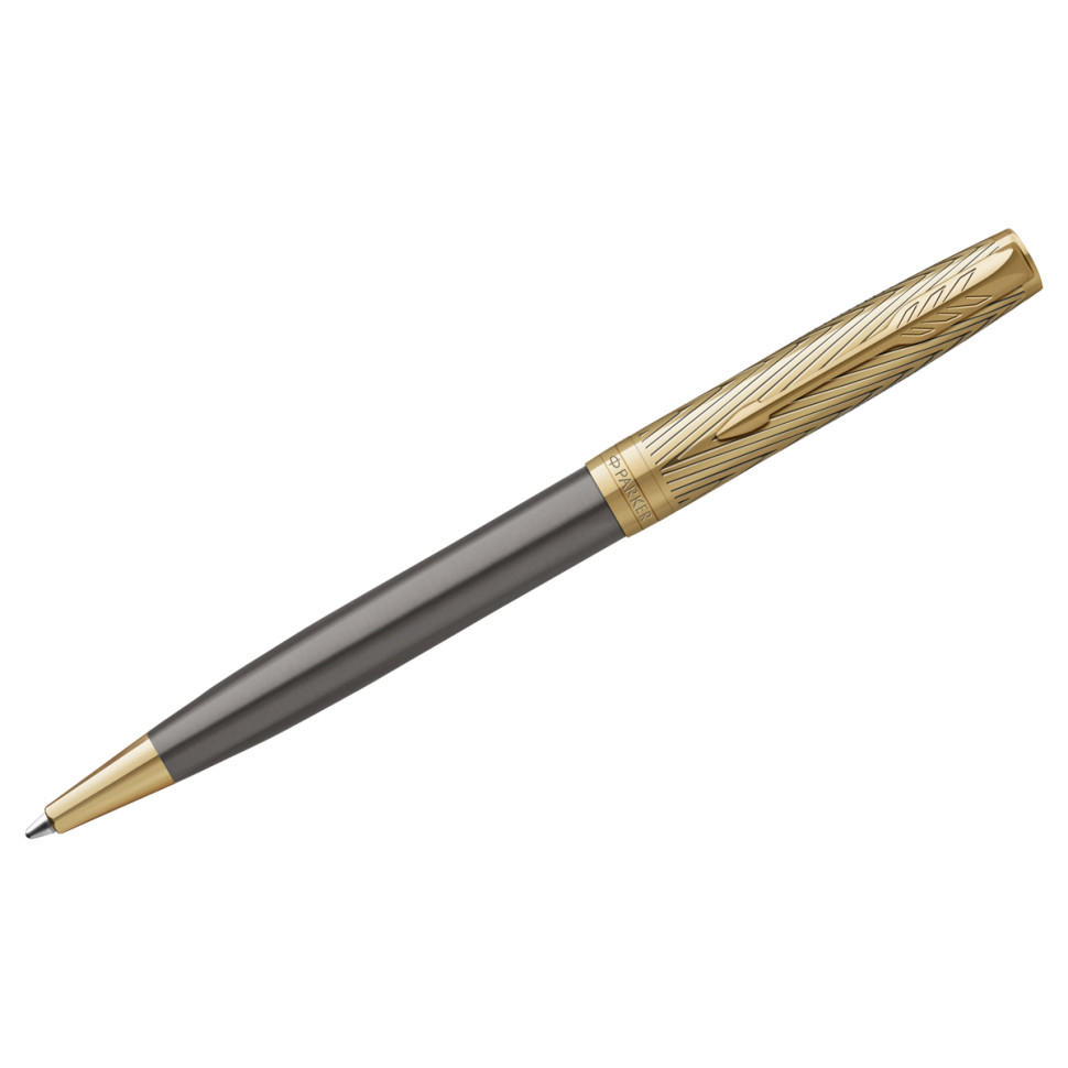 Ручка шариковая Parker "Sonnet ARROW GT" черная, 1,0мм, кнопочн., подарочная упаковка, 375186