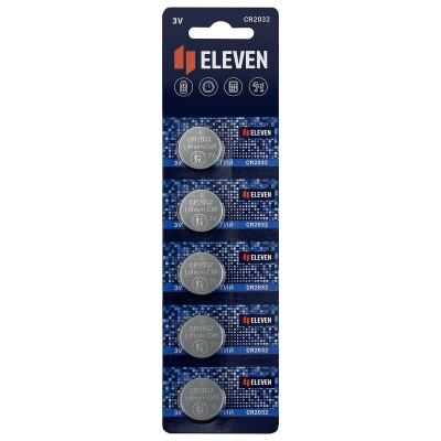 Батарейка Eleven CR2032 литиевая, BC5, 30 штук, 376040