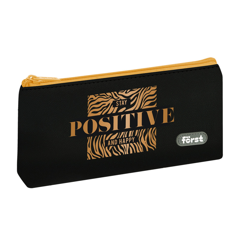 Пенал мягкий 1 отделение, 225*120*35 F?rst "Positive", текстиль, 379424