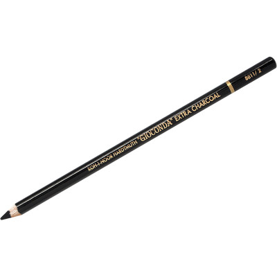 Угольный карандаш Koh-I-Noor "Gioconda Extra 8811" B, черный, заточен, 321851