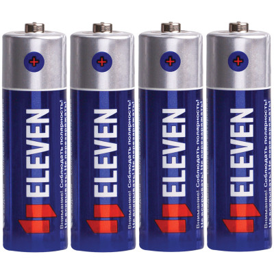 Батарейка Eleven AA (R6) солевая, SB4, 60 штук, 301740