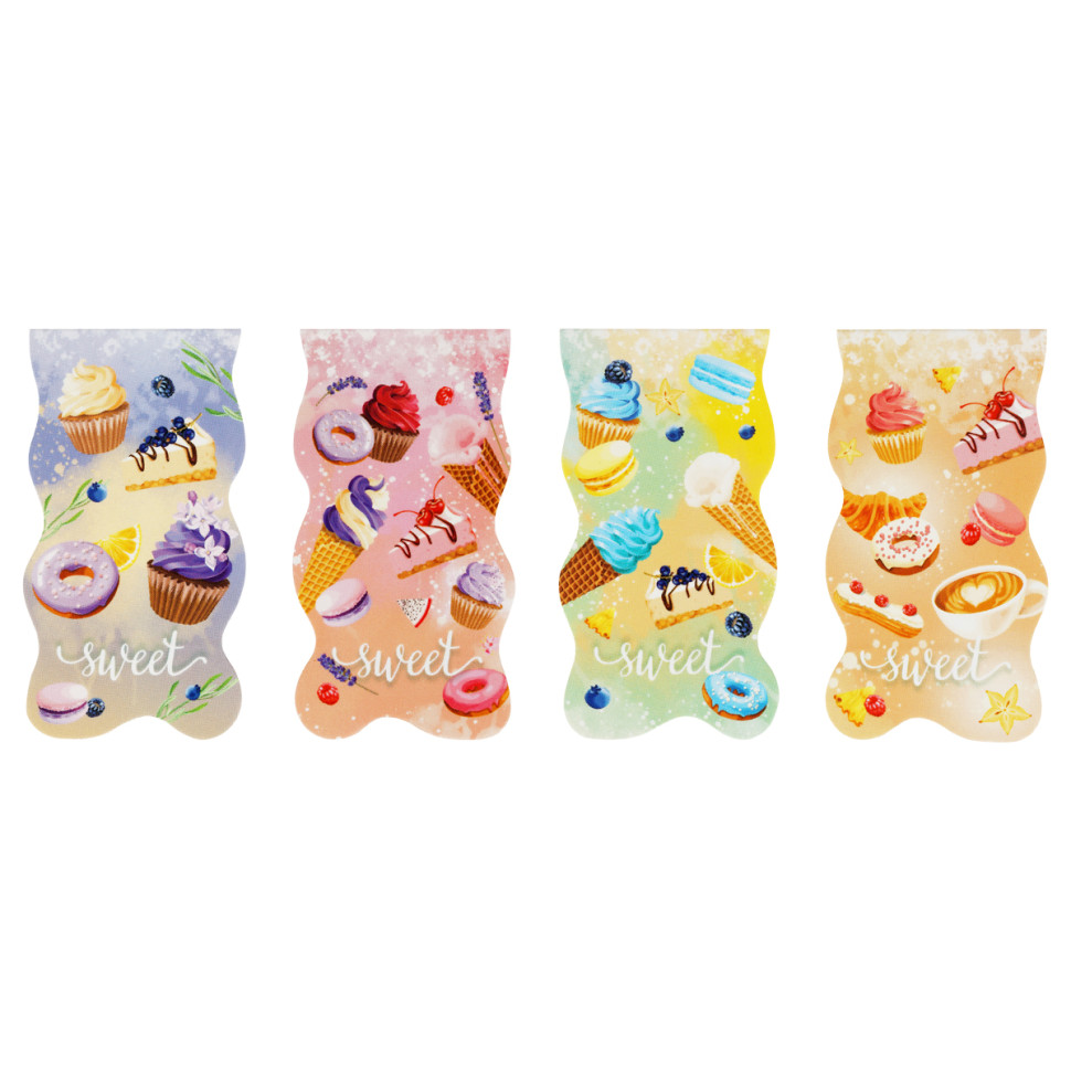 Закладка - магнит для книг, 35*130мм, ArtSpace "Sweets", 32 штук, 360375