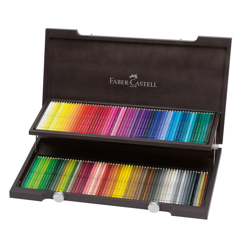 Карандаши акварельные художественные Faber-Castell "Albrecht D?rer", 120цв., дерев. коробка, 285902