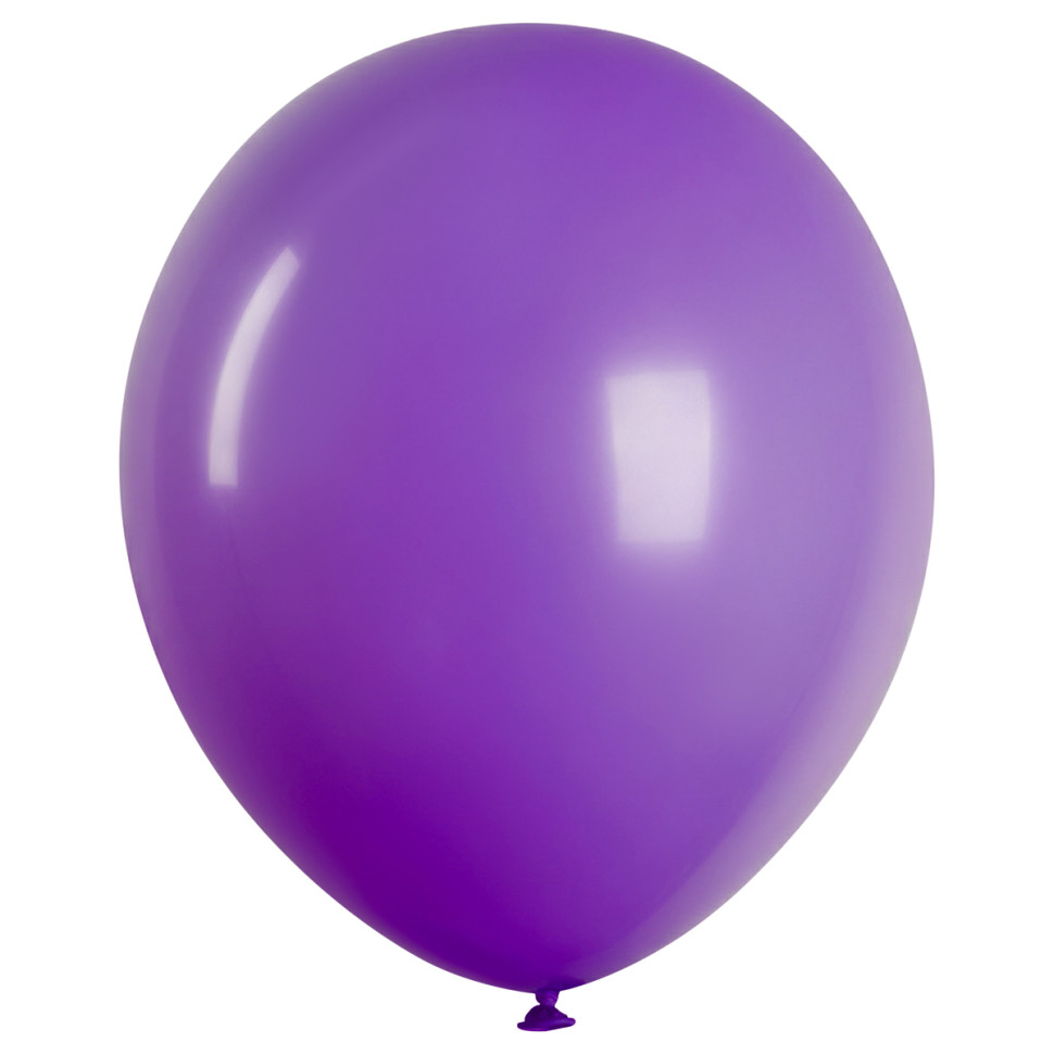Воздушные шары,  50шт., М12/30см, MESHU, пастель, фиолетовый, 362795