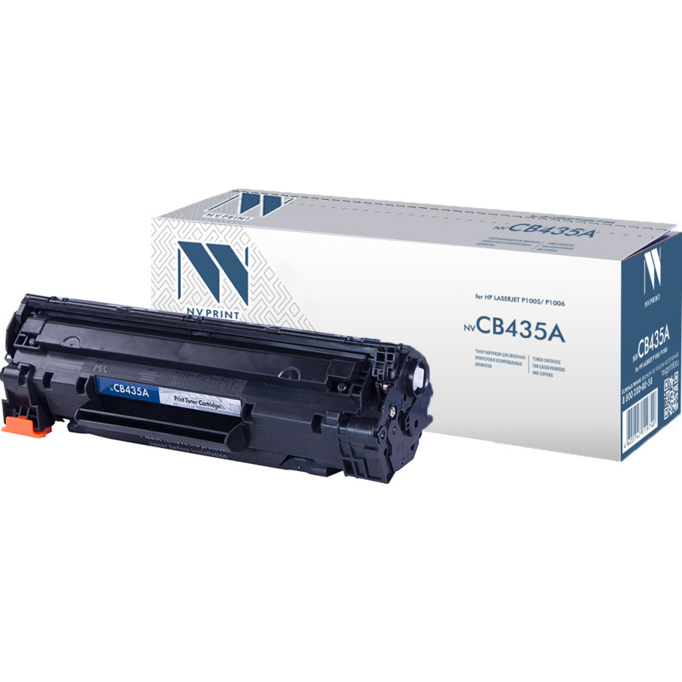 Картридж совм. NV Print CB435A (№35A) черный для HP LJ P1005/P1006/P1007/P1008 (1500стр.) (ПОД ЗАКАЗ), 128161