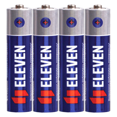 Батарейка Eleven AAA (R03) солевая, SB4, 64 штук, 301739