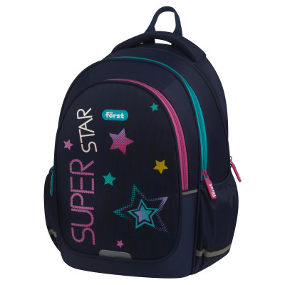 Рюкзак F?rst F-Cute "Super star" 37*29*17см, 3 отделения, 2 кармана, анатомическая спинка, 366117