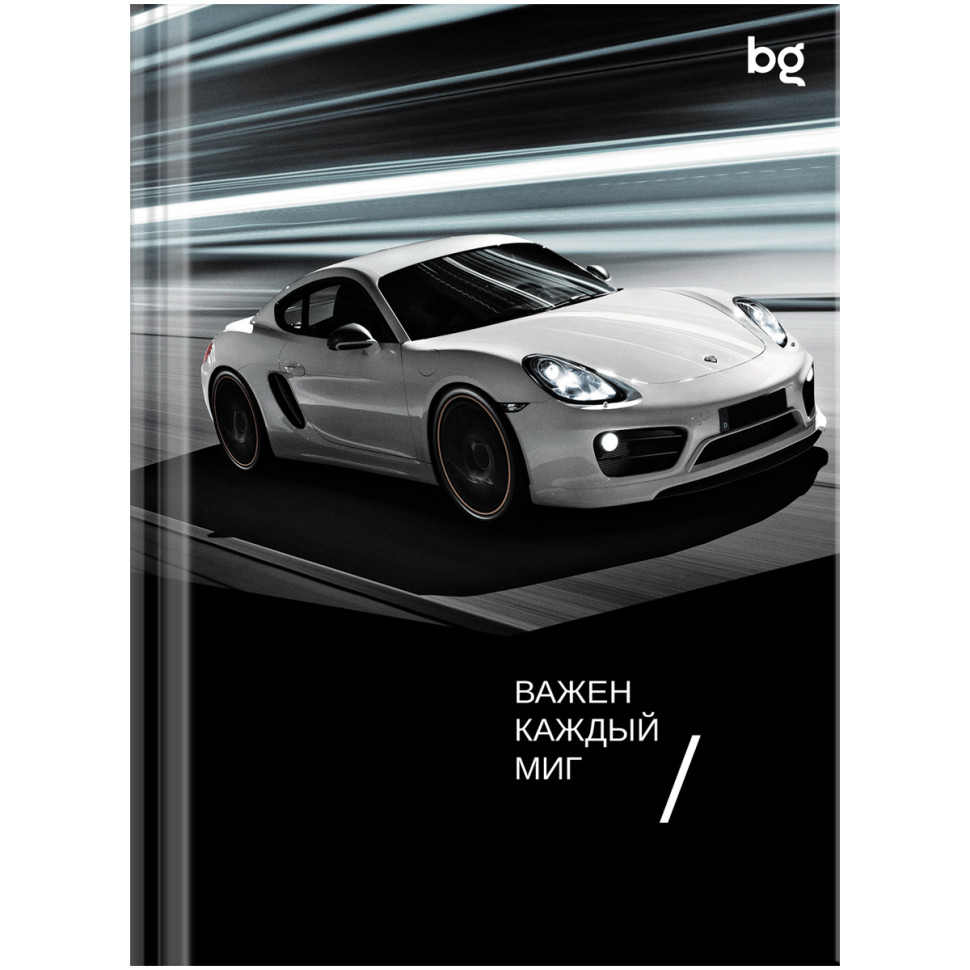 Бизнес-блокнот А6, 80л., BG "Гонки", глянцевая ламинация, 372712