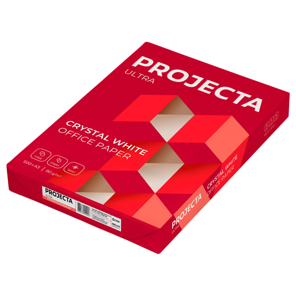 Бумага PROJECTA "Ultra" А3, Марка А, 500л., 347119