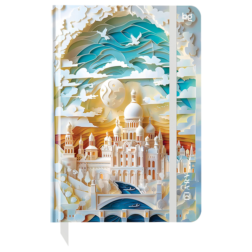 Ежедневник недатированный А5, 136л., 7БЦ BG "Paper Art. Istanbul", матовая ламинация, выборочный лак, 376406