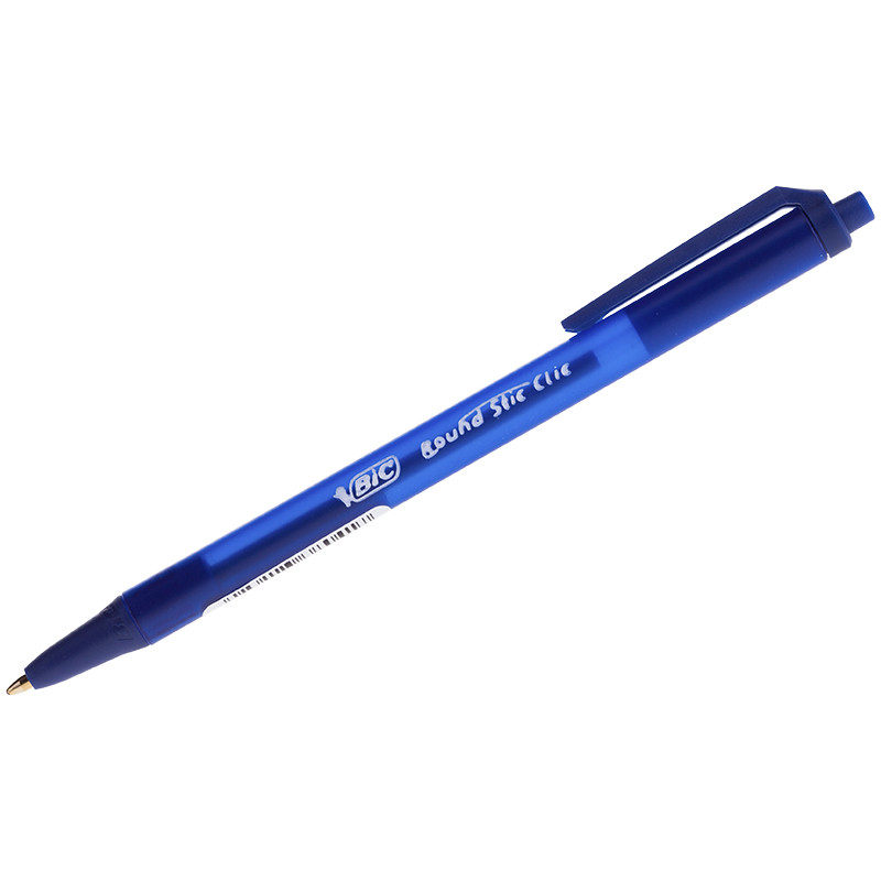 Ручка шариковая автоматическая Bic "Round Stic Clic" синяя, 1,0мм, 20 штук, 212469