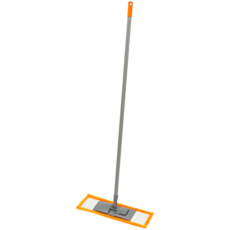 Швабра OfficeClean Professional, ручка 110см, пласт. флаун. 40см, насадка МОП микрофибра (карманы), 303072