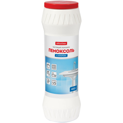 Средство чистящее OfficeClean Пемоксоль с хлором, порошок, 400г, 373534