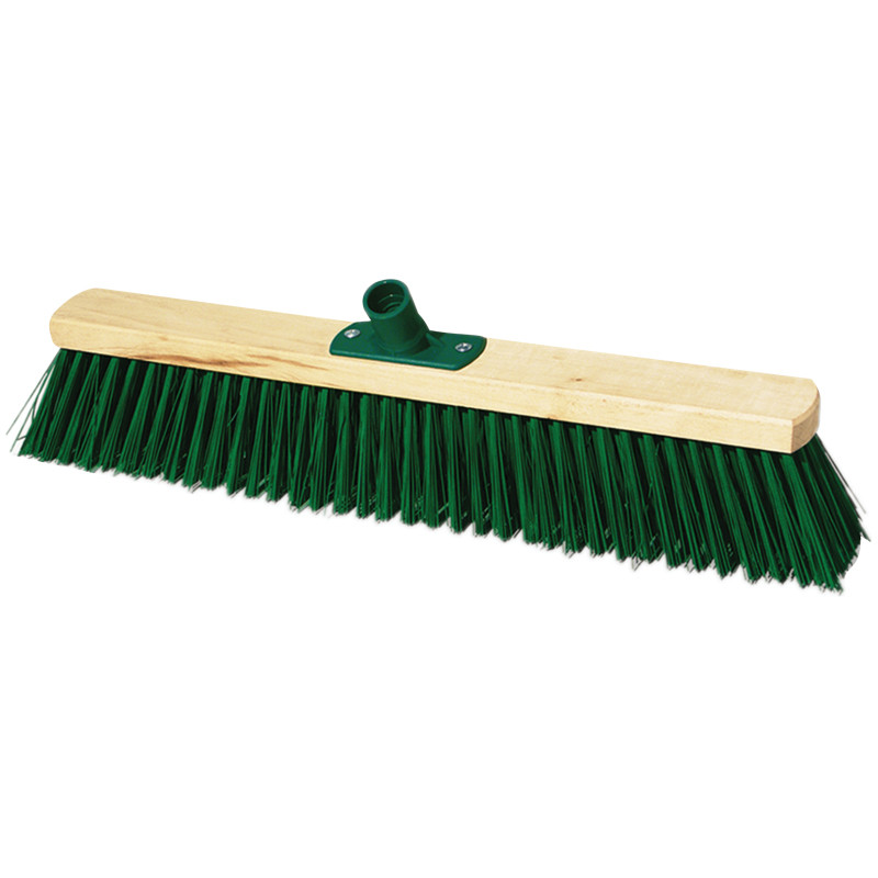 Щетка для уборки OfficeClean Professional, техническая, 50см, жесткая щетина 5,5 см, деревянная, еврорезьба, 310726