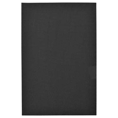 Холст на МДФ Гамма "Студия", 20*30см, цвет черный, 100% хлопок, 280г/м2, мелкое зерно, 373609