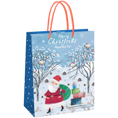Пакет подарочный 26*32*12см MESHU "Christmas",  матовая ламинация, 371051