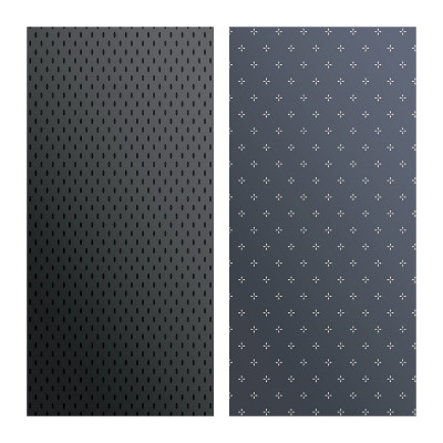 Упаковочная бумага глянц. 70*100см, MESHU "Dark", 80г/м2, ассорти 2 дизайна, 383936