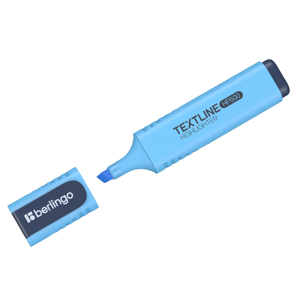 Текстовыделитель Berlingo "Textline HP500" бирюзовый, 1-5мм, 374569