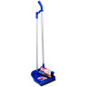 Совок для мусора OfficeClean Professional со щеткой-сметкой, алюм.ручка 70см, пластик, резин. кромка, 266770