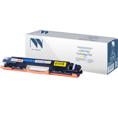 Картридж совм. NV Print CE312A (№126A)/Canon729 желтый для HP Color LJ CP1025/Pro100 M175 (1000стр.) (ПОД ЗАКАЗ), 161703