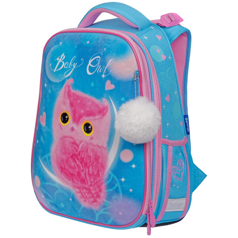 Ранец Berlingo Expert "Plush Owl" 37*28*16см, 2 отделения, 2 кармана, анатомическая спинка, 313304