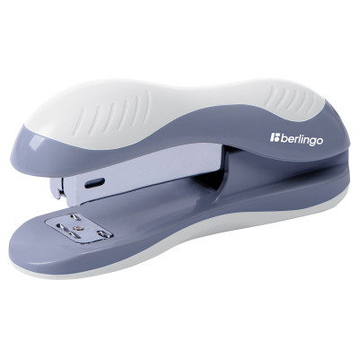 Степлер №24/6, 26/6 Berlingo "Office Soft" до 25л., пластиковый корпус, белый, 311028