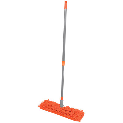 Швабра двусторонняя OfficeClean Professional, телескоп. ручка 70-120см, насадка МОП микрофибра 40 см, 303058